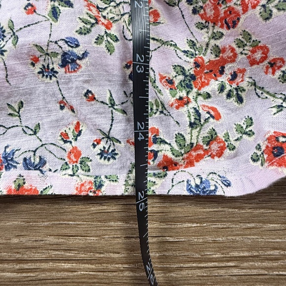 Nordstrom Girls Floral Sundress Lavender Sleeveless Ruffle Size 6 Back to School - Picture 4 of 10